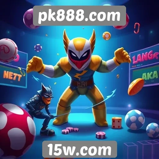 Diversidade de jogos oferecidos na plataforma pk888