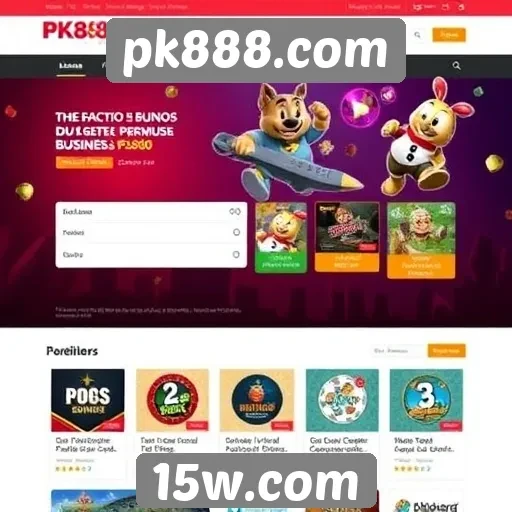 Interface do usuário e experiência no site pk888.com